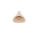 Trio Lighting Trio CALVI plafondspot | E14 Fitting | wit mat met natuurlijke afwerking | 14 x 13 cm | IP20 | excl. 1x E14 | max. 10W
