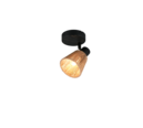 Trio Lighting Trio NATREL plafondspot | E14 Fitting | natuurlijke afwerking | Ø 10 cm | IP20 | excl. 1x E14 | max. 10W
