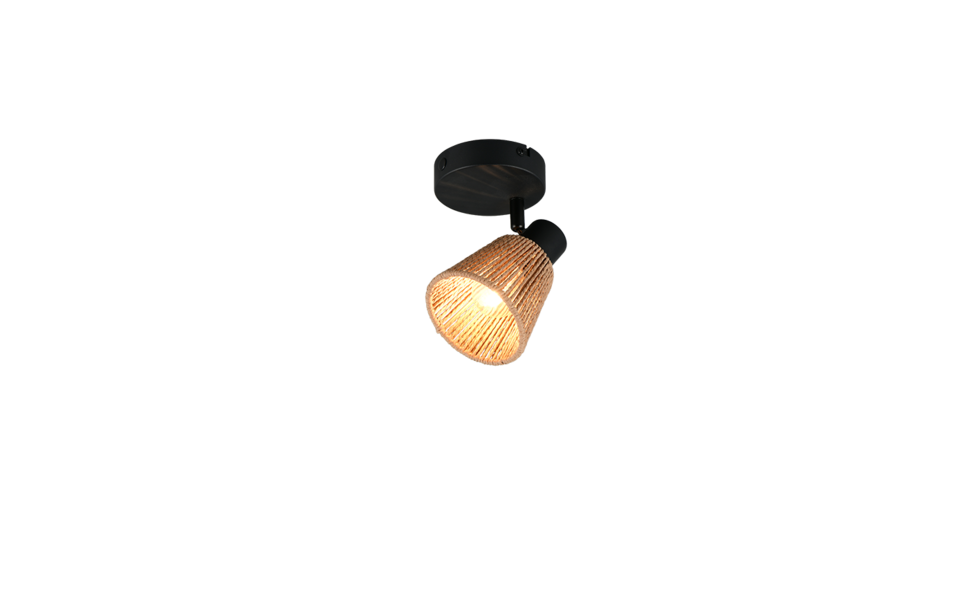 Trio Lighting Trio NATREL ceiling spotlight | 1x E14 max 40W | Ø 10 cm | IP20 | 18.5 cm Trio Lighting Trio NATREL ceiling spotlight | 1x E14 max 40W | Ø 10 cm | IP20 | 18.5 cm