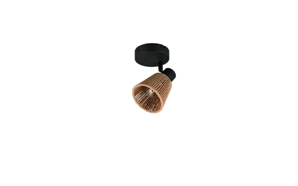 Trio Lighting Trio NATREL ceiling spotlight | 1x E14 max 40W | Ø 10 cm | IP20 | 18.5 cm Trio Lighting Trio NATREL ceiling spotlight | 1x E14 max 40W | Ø 10 cm | IP20 | 18.5 cm