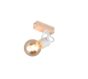 Trio Lighting Trio LYNAR plafondspot | E27 Fitting | wit mat | 6 x 16,5 cm | IP20 | excl. 1x E27 | max. 10W