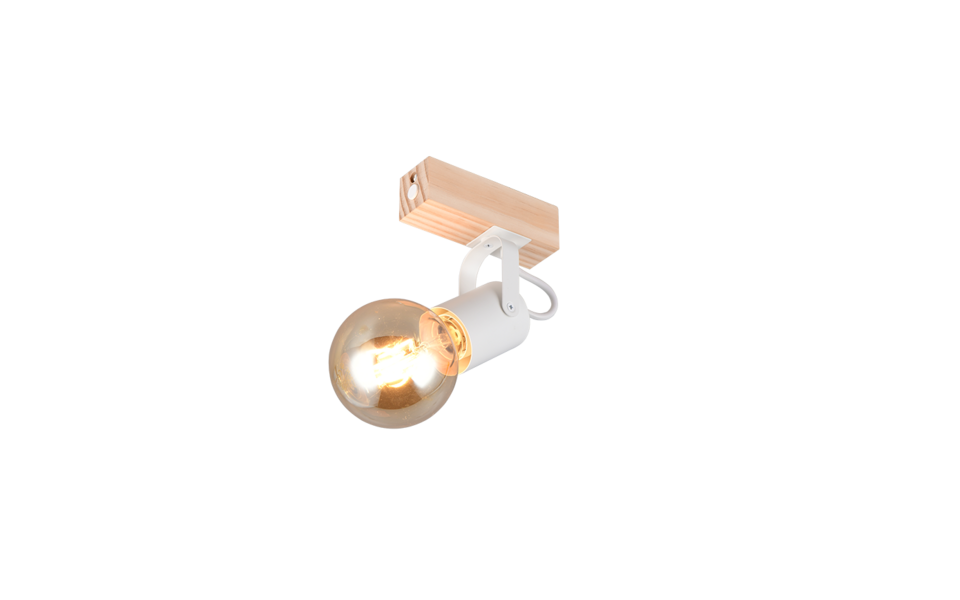 Trio Lighting Trio LYNAR plafondspot | E27 Fitting | wit mat | 6 x 16,5 cm | IP20 | excl. 1x E27 | max. 10W Trio Lighting Trio LYNAR plafondspot | E27 Fitting | wit mat | 6 x 16,5 cm | IP20 | excl. 1x E27 | max. 10W