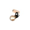 Trio LYNAR ceiling spotlight | E27 | black | IP20