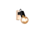 Trio Lighting Trio LYNAR plafondspot | E27 Fitting | mat zwart | 6 x 6 cm | IP20 | excl. 1x E27 | max. 10W