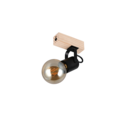 Trio Lighting Trio LYNAR plafondspot | E27 Fitting | mat zwart | 6 x 6 cm | IP20 | excl. 1x E27 | max. 10W