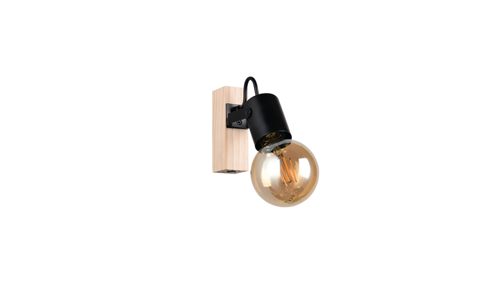 Trio Lighting Trio LYNAR ceiling spotlight | 1x E27 max 40W | black | IP20 | 16.5 cm Trio Lighting Trio LYNAR ceiling spotlight | 1x E27 max 40W | black | IP20 | 16.5 cm