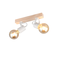 Trio LYNAR plafondspot | wit mat | IP20 | E27 Fitting | 31 x 6 cm Trio LYNAR plafondspot | wit mat | IP20 | E27 Fitting | 31 x 6 cm