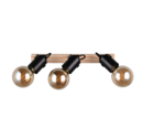 Trio Lighting Trio LYNAR ceiling spotlight | 3x E27 max 40W | black | IP20 | 16.5 cm