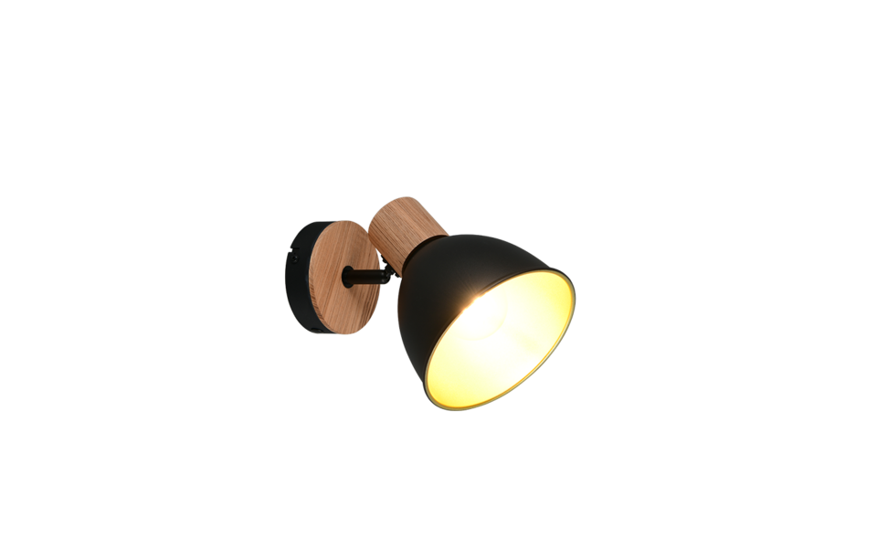 Trio Lighting Trio DELUME ceiling spotlight | 1x E27 max 40W | black | IP20 | 24.5 cm Trio Lighting Trio DELUME ceiling spotlight | 1x E27 max 40W | black | IP20 | 24.5 cm