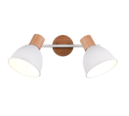 Trio Lighting Trio DELUME ceiling spotlight | 2x E27 max 40W | chrome | IP20 | 27 cm