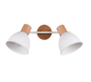 Trio Lighting Trio DELUME plafondspot | E27 Fitting | wit mat | 49 x 15 cm | IP20 | excl. 2x E27 | max. 40W