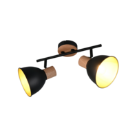 Trio DELUME ceiling spotlight | E27 | black | IP20 Trio DELUME ceiling spotlight | E27 | black | IP20