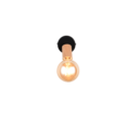 Trio Lighting Trio LAMEGO plafondspot | E27 Fitting | houtimitatie | Ø 4,2 cm | IP20 | excl. 1x E27 | max. 10W