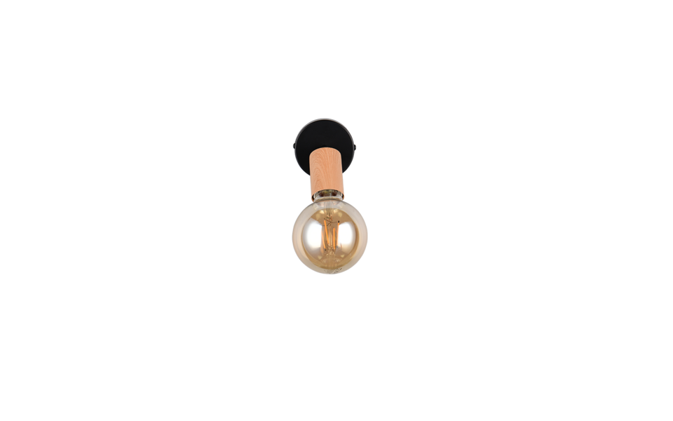 Trio Lighting Trio LAMEGO ceiling spotlight | 1x E27 max 40W | Ø 12 cm | IP20 | 11 cm Trio Lighting Trio LAMEGO ceiling spotlight | 1x E27 max 40W | Ø 12 cm | IP20 | 11 cm