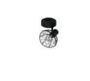 Trio Lighting Trio YAKO ceiling spotlight | 1x E14 max 40W | black | IP20 | 13 cm