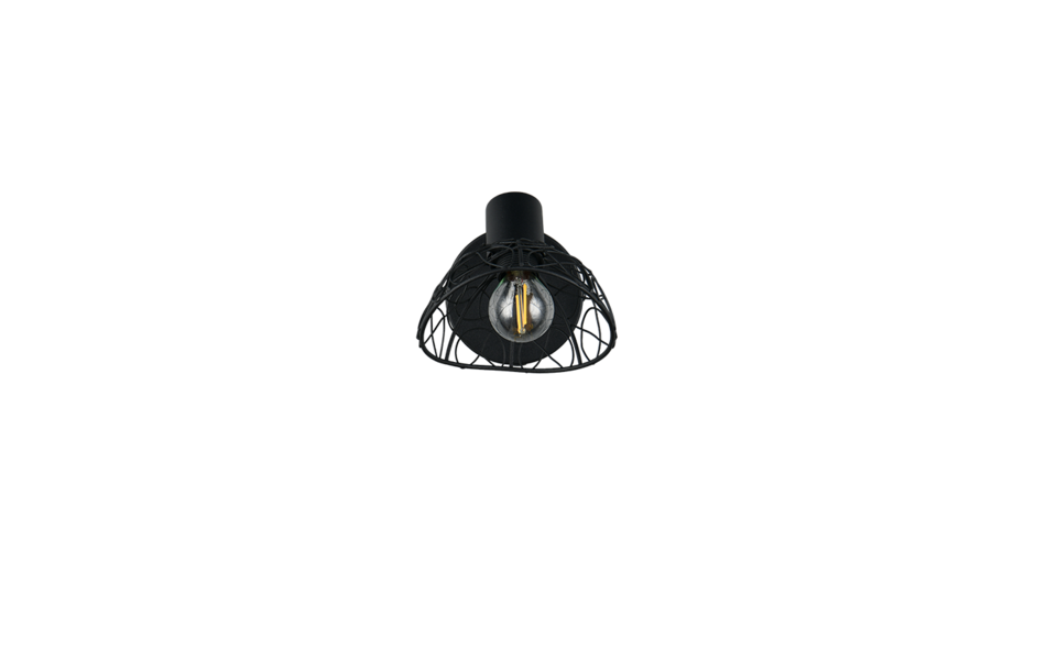 Trio Lighting Trio YAKO ceiling spotlight | 1x E14 max 40W | black | IP20 | 13 cm Trio Lighting Trio YAKO ceiling spotlight | 1x E14 max 40W | black | IP20 | 13 cm