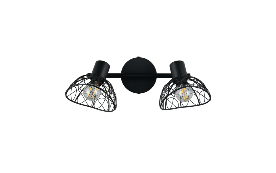 Trio Lighting Trio YAKO plafondspot | E14 Fitting | mat zwart | 39,5 x 13 cm | IP20 | excl. 2x E14 | max. 40W Trio Lighting Trio YAKO plafondspot | E14 Fitting | mat zwart | 39,5 x 13 cm | IP20 | excl. 2x E14 | max. 40W