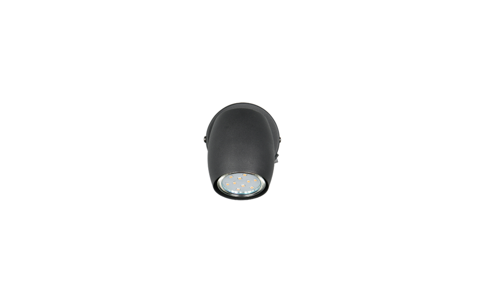 Trio Lighting Trio NANCY ceiling spotlight | 1x GU10 | black | Ø 9.5 cm | IP20 | 14 cm