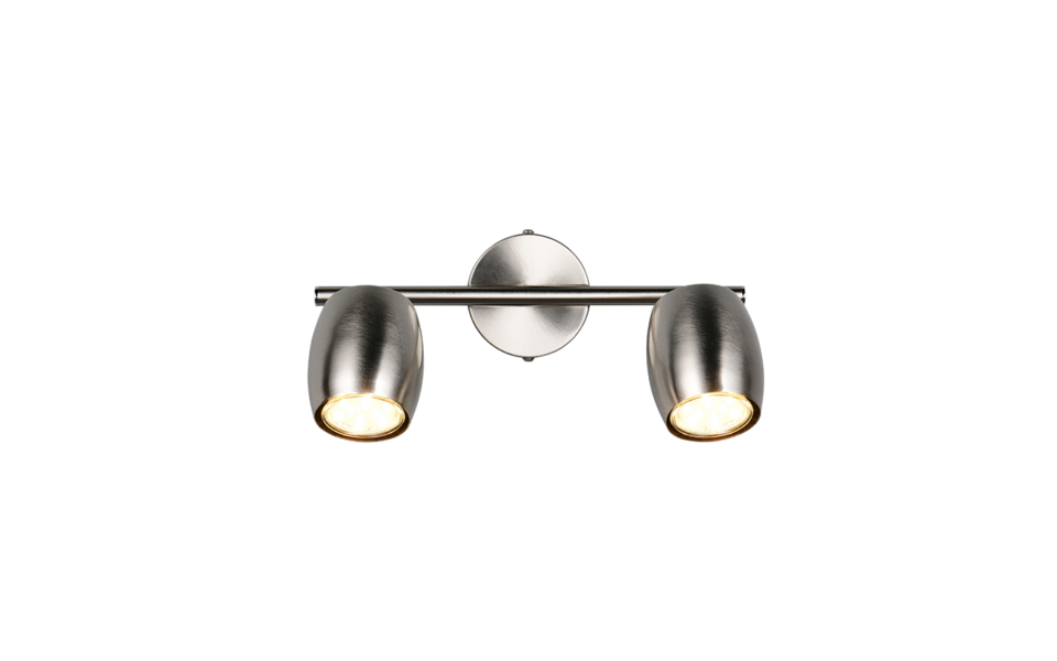 Trio Lighting Trio NANCY ceiling spotlight | 2x GU10 | Ø 27.5 cm | IP20 | 15.5 cm Trio Lighting Trio NANCY ceiling spotlight | 2x GU10 | Ø 27.5 cm | IP20 | 15.5 cm