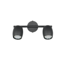 Trio Lighting Trio NANCY ceiling spotlight | 2x GU10 | black | Ø 27.5 cm | IP20 | 15.5 cm