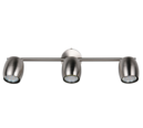 Trio Lighting Trio NANCY plafondspot | GU10 Fitting | nikkel mat | Ø 7 cm | IP20 | excl. 3x GU10 | max. 35W