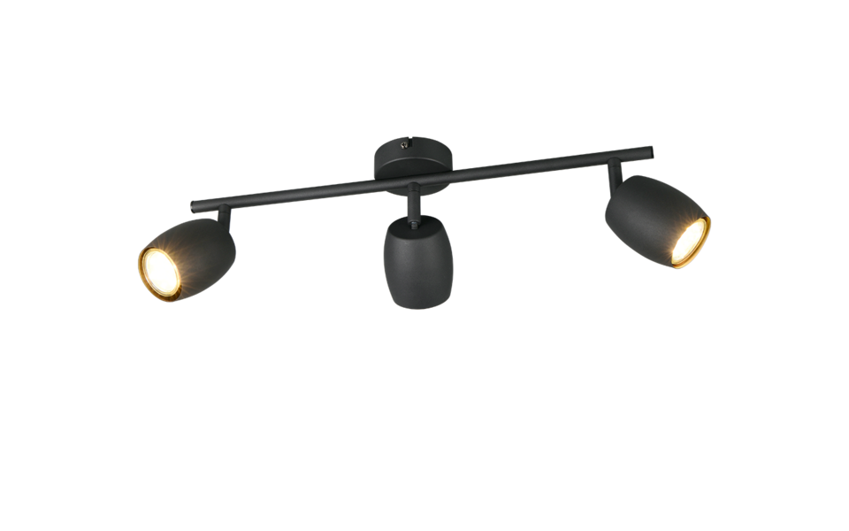 Trio Lighting Trio NANCY ceiling spotlight | 3x GU10 | black | Ø 47.5 cm | IP20 | 15.5 cm Trio Lighting Trio NANCY ceiling spotlight | 3x GU10 | black | Ø 47.5 cm | IP20 | 15.5 cm