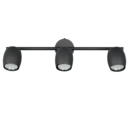 Trio Lighting Trio NANCY ceiling spotlight | 3x GU10 | black | Ø 47.5 cm | IP20 | 15.5 cm