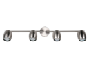 Trio Lighting Trio NANCY plafondspot | GU10 Fitting | nikkel mat | Ø 7 cm | IP20 | excl. 4x GU10 | max. 35W
