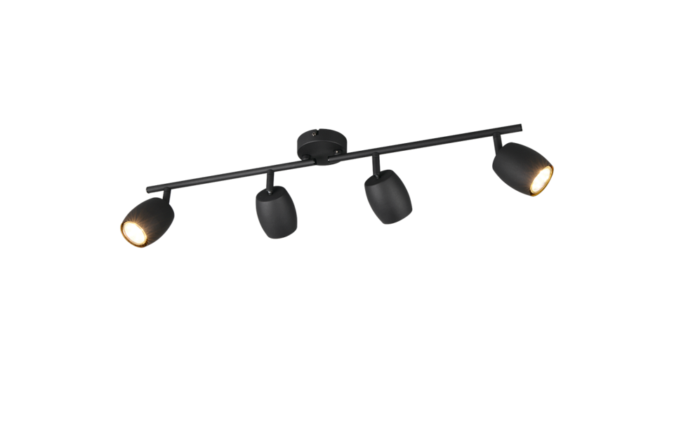 Trio Lighting Trio NANCY ceiling spotlight | 4x GU10 | black | Ø 70.5 cm | IP20 | 15.5 cm Trio Lighting Trio NANCY ceiling spotlight | 4x GU10 | black | Ø 70.5 cm | IP20 | 15.5 cm