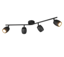 Trio Lighting Trio NANCY ceiling spotlight | 4x GU10 | black | Ø 70.5 cm | IP20 | 15.5 cm