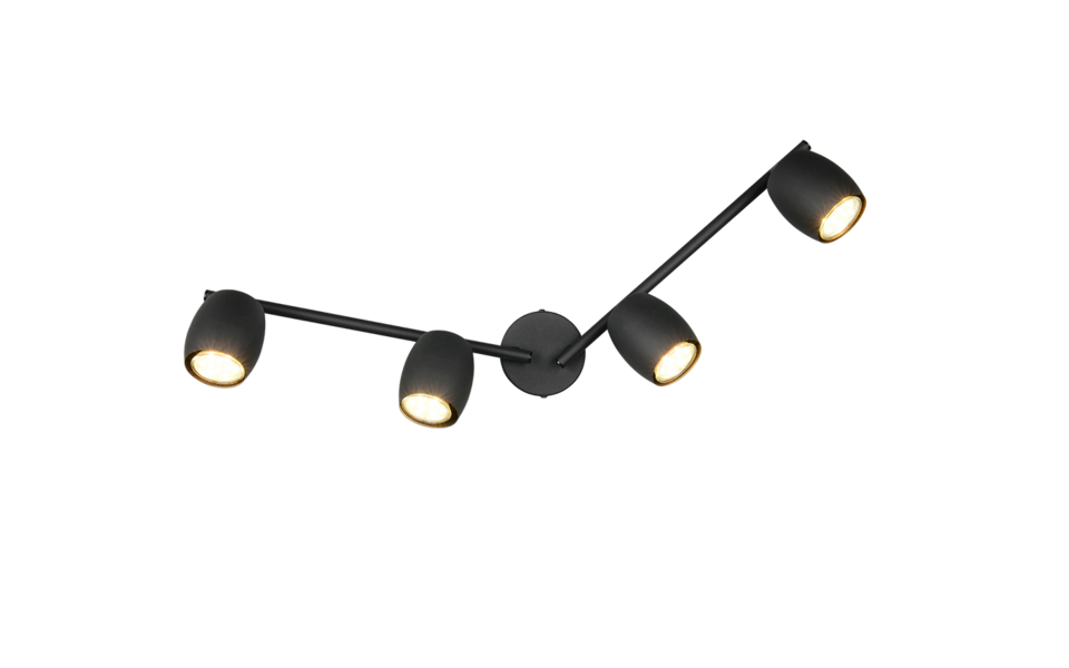 Trio Lighting Trio NANCY ceiling spotlight | 4x GU10 | black | Ø 70.5 cm | IP20 | 15.5 cm Trio Lighting Trio NANCY ceiling spotlight | 4x GU10 | black | Ø 70.5 cm | IP20 | 15.5 cm