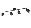 Trio Lighting Trio NANCY ceiling spotlight | 4x GU10 | black | Ø 70.5 cm | IP20 | 15.5 cm