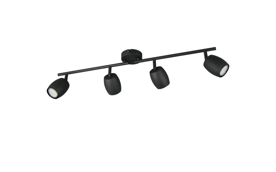 Trio Lighting Trio NANCY ceiling spotlight | 4x GU10 | black | Ø 70.5 cm | IP20 | 15.5 cm Trio Lighting Trio NANCY ceiling spotlight | 4x GU10 | black | Ø 70.5 cm | IP20 | 15.5 cm