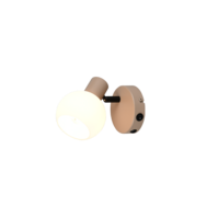 Trio BOBA plafondspot | E14 | warm beige/wit | Ø 10 cm | uitv. 1