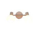 Trio Lighting Trio BOBA plafondspot | E14 Fitting | warm beige met wit | Ø 10 cm | IP20 | excl. 2x E14 | max. 10W