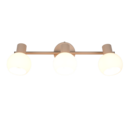 Trio Lighting Trio BOBA plafondspot | E14 Fitting | warm beige met wit | Ø 10 cm | IP20 | excl. 3x E14 | max. 10W