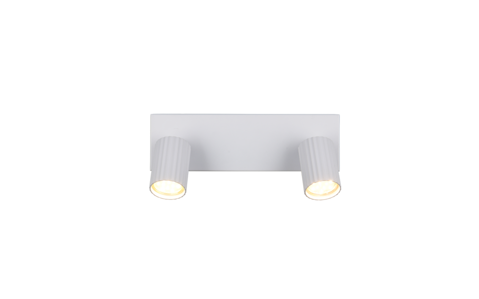 Trio Lighting Trio SOKA ceiling spotlight | 2x GU10 | chrome | IP20 | 14.5 cm