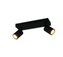 Trio Lighting Trio SOKA ceiling spotlight | 2x GU10 | black | IP20 | 14.5 cm