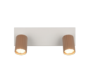Trio Lighting Trio SOKA plafondspot | GU10 Fitting | koffie | 30 x 9 cm | IP20 | excl. 2x GU10 | max. 10W