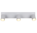 Trio Lighting Trio SOKA plafondspot | GU10 Fitting | wit mat | 50 x 9 cm | IP20 | excl. 3x GU10 | max. 10W