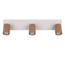 Trio Lighting Trio SOKA plafondspot | GU10 Fitting | koffie | 50 x 9 cm | IP20 | excl. 3x GU10 | max. 10W