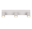 Trio Lighting Trio SOKA plafondspot | GU10 Fitting | warm grijs | 50 x 9 cm | IP20 | excl. 3x GU10 | max. 10W
