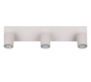 Trio Lighting Trio SOKA plafondspot | GU10 Fitting | warm grijs | 50 x 9 cm | IP20 | excl. 3x GU10 | max. 10W