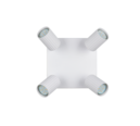 Trio Lighting Trio SOKA ceiling spotlight | 4x GU10 | chrome | Ø 20 cm | IP20 | 14.5 cm