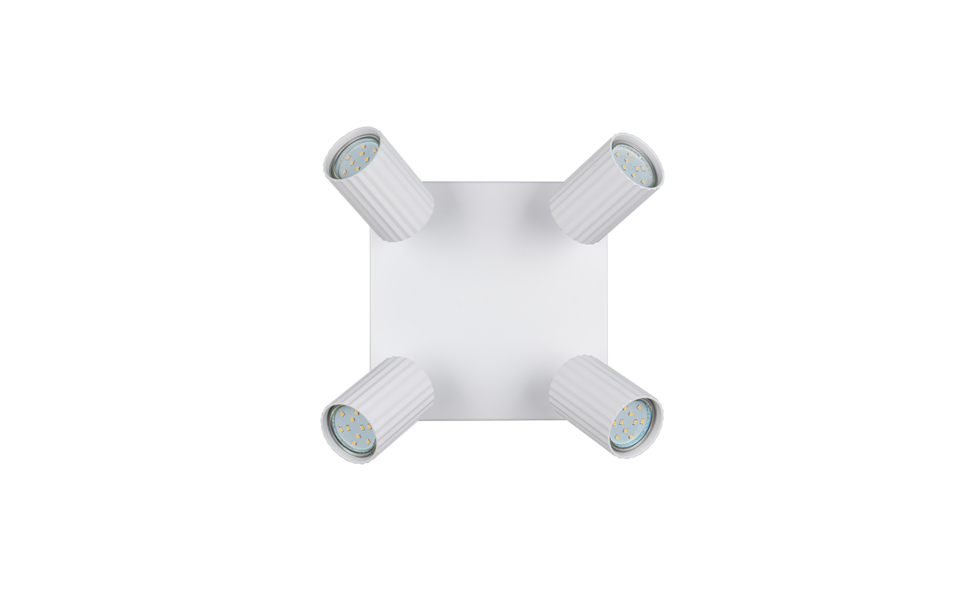 Trio Lighting Trio SOKA ceiling spotlight | 4x GU10 | chrome | Ø 20 cm | IP20 | 14.5 cm Trio Lighting Trio SOKA ceiling spotlight | 4x GU10 | chrome | Ø 20 cm | IP20 | 14.5 cm