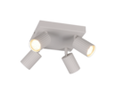 Trio Lighting Trio SOKA ceiling spotlight | 4x GU10 | Ø 20 cm | IP20 | 14.5 cm