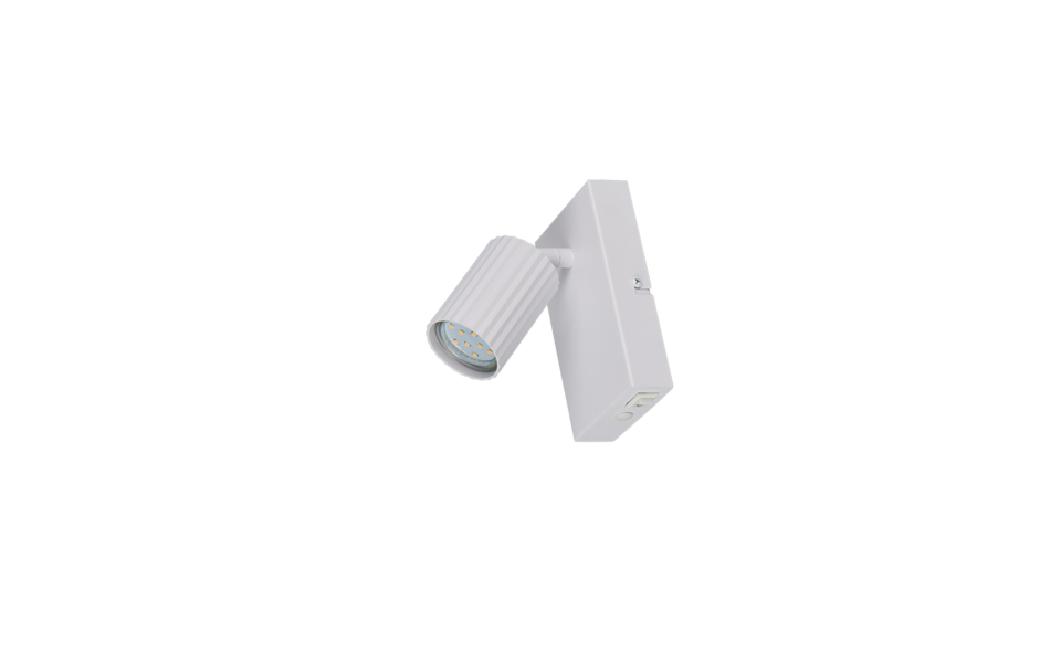 Trio Lighting Trio SOKA plafondspot | GU10 Fitting | wit mat | 9 x 15 cm | IP20 | excl. 1x GU10 | max. 10W