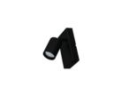Trio Lighting Trio SOKA ceiling spotlight | 1x GU10 | black | IP20 | 15 cm