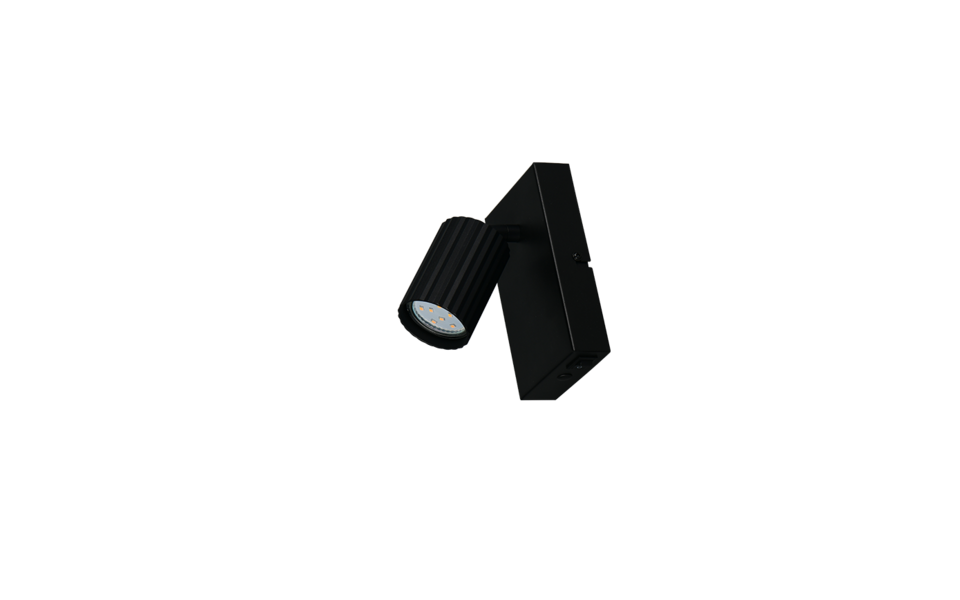 Trio Lighting Trio SOKA ceiling spotlight | 1x GU10 | black | IP20 | 15 cm