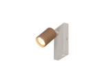 Trio Lighting Trio SOKA ceiling spotlight | 1x GU10 | mocha brown | IP20 | 15 cm
